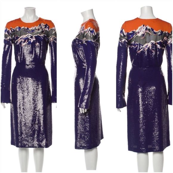 Emilio Pucci Dresses & Skirts - Emilio Pucci Sequined Silk-chiffon Mini Dress